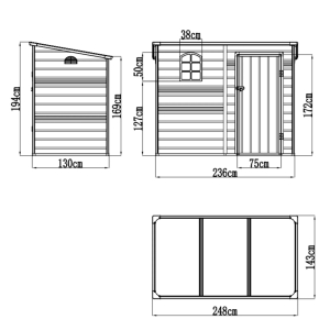 Plastic Jasmine Sheds